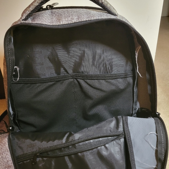 Puma Backpack, Black and Grey - Picture 3 of 4